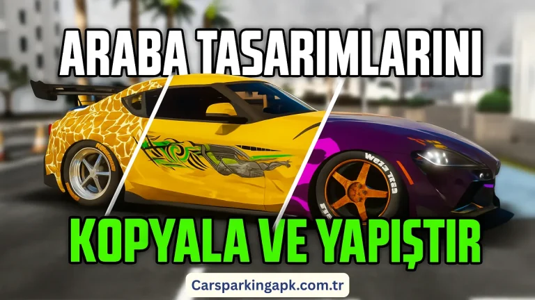 Araba Tasarımlarını Kopyala ve Yapıştır