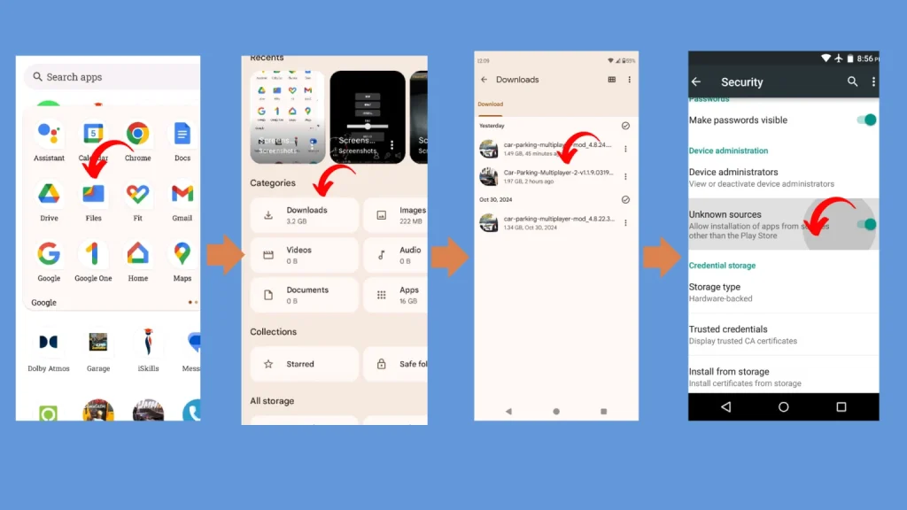 Car Parking Multiplayer 2 MOD APK nasıl kurulur?